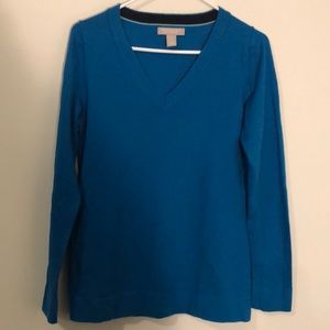 Ladies Teal Blue Banana Republic sweater M
